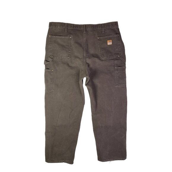 Carhartt Men's 40x30 Original Dungaree Fit Double Knee Duck Pants B136 DKB - Picture 3 of 8